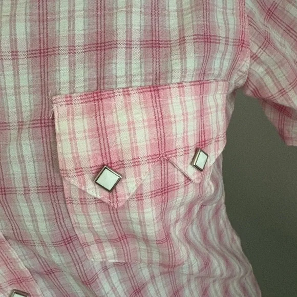 Rockmount Ranch Wear women’s  Short Sleeve western Shirt - Picture 3 of 6